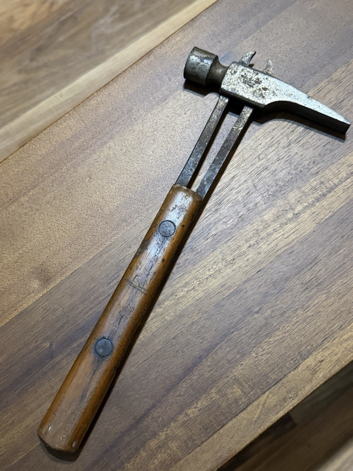 Early Rare 1890s Gilfillan Chicago Nail Puller Head Hammer Early Rare 1890s Gilfillan Chicago Nail Puller Head Hammer