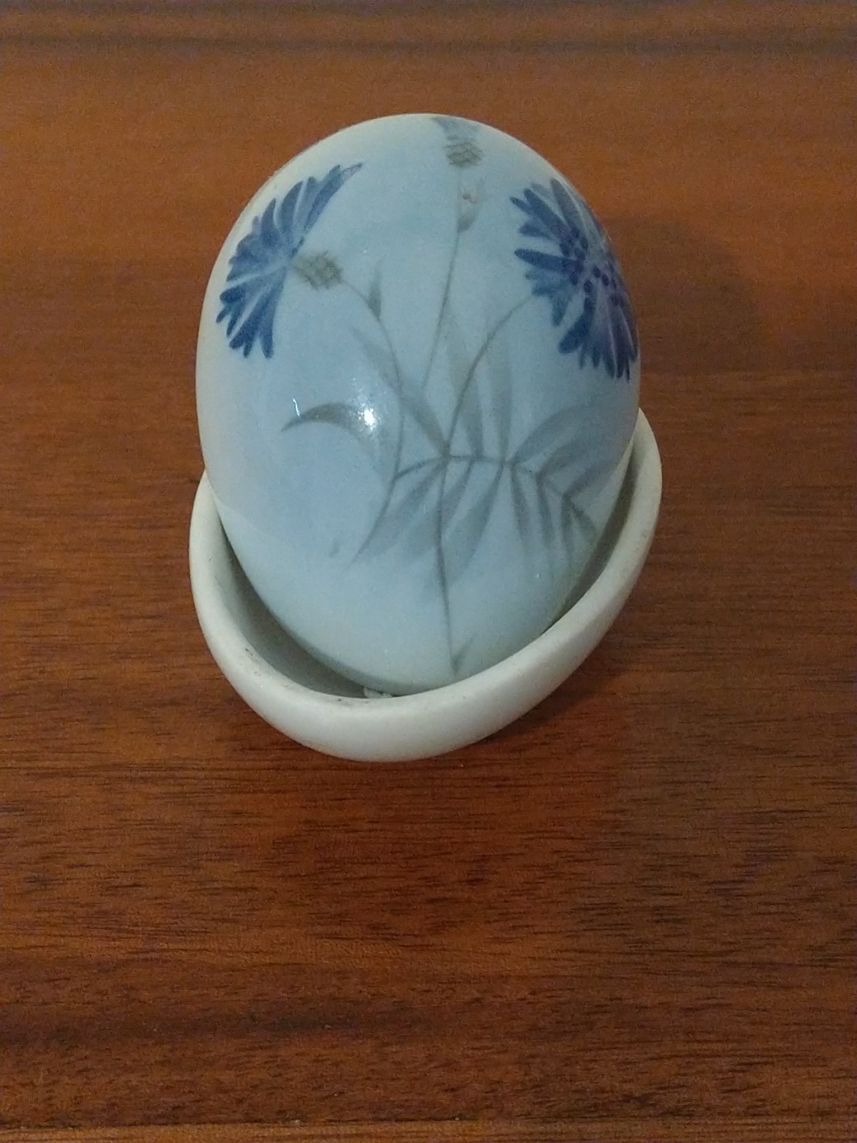 Bing & Grondahl Annual Egg Numbered Floral Porcelain Trinket Box 1989 Vintage Bing & Grondahl Annual Egg Numbered Floral Porcelain Trinket Box 1989 Vintage
