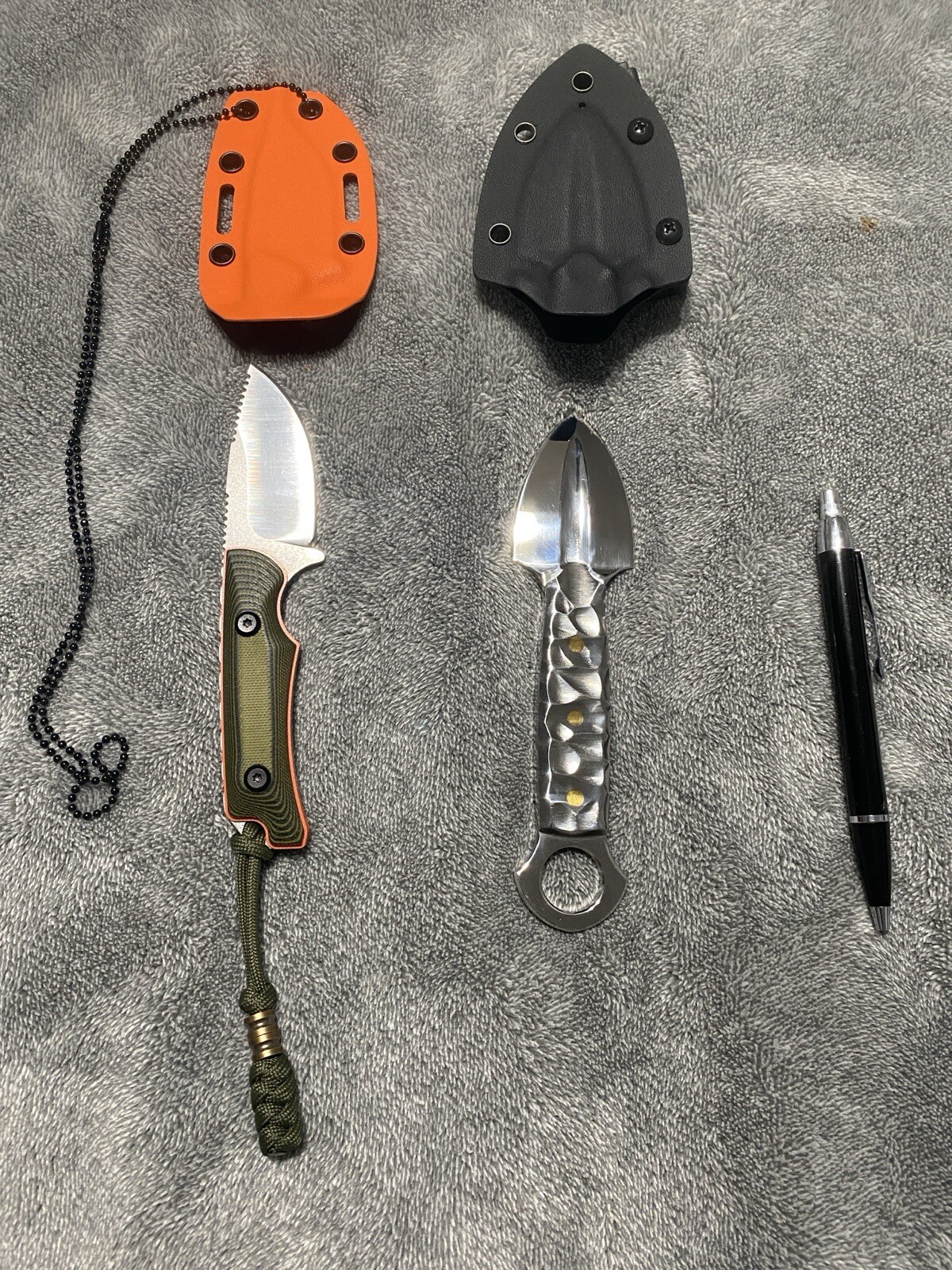 Two Very Nice Sharp Knives,EDC, neck knife, Camping, Survival