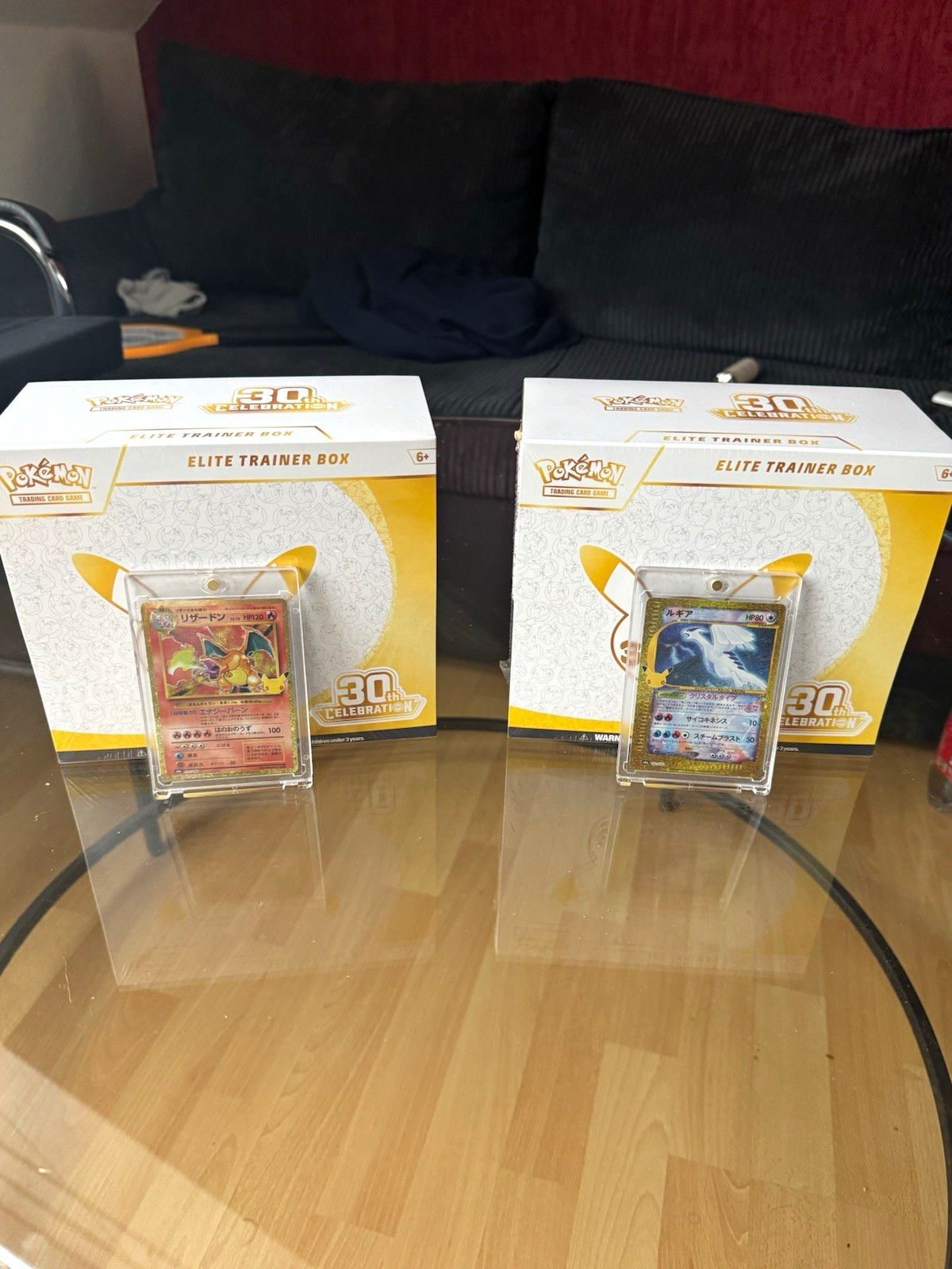 Pokemon 30th anniversary ETB, TTB, Elite Trainer Box, Crystal Lugia, Charizard Pokemon 30th anniversary ETB, TTB, Elite Trainer Box, Crystal Lugia, Charizard
