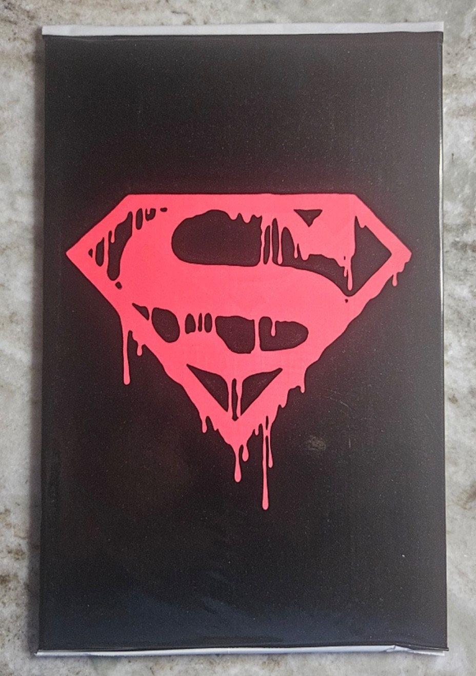 SUPERMAN #75 DC Comics 1993 The Death of Superman Factory Sealed Black Bag SUPERMAN #75 DC Comics 1993 The Death of Superman Factory Sealed Black Bag