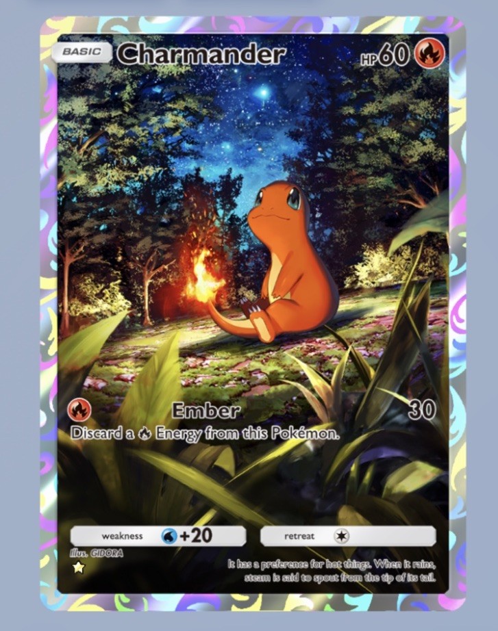 Pokemon TCG Pocket ✨ CHARMANDER Full Art - Gen APEX English (Pokemon digitalCard Pokemon TCG Pocket ✨ CHARMANDER Full Art - Gen APEX English (Pokemon digitalCard