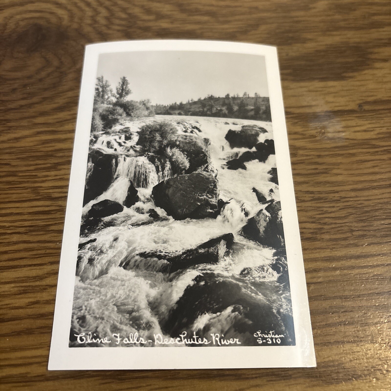 Olive Falls, Deschutes River -Vintage RPPC Postcard Olive Falls, Deschutes River -Vintage RPPC Postcard