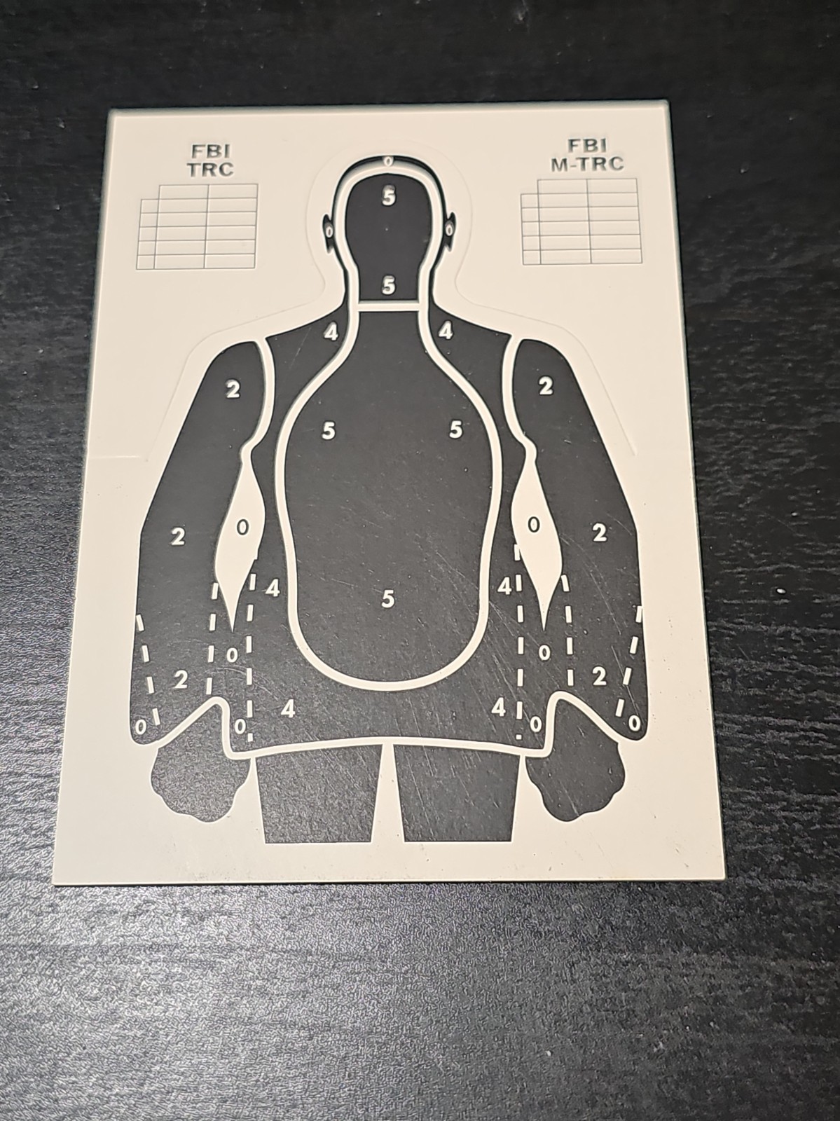 1993 Federal Card Company Wanted By The FBI Die-Cut Target Card #SP1 1993 Federal Card Company Wanted By The FBI Die-Cut Target Card #SP1