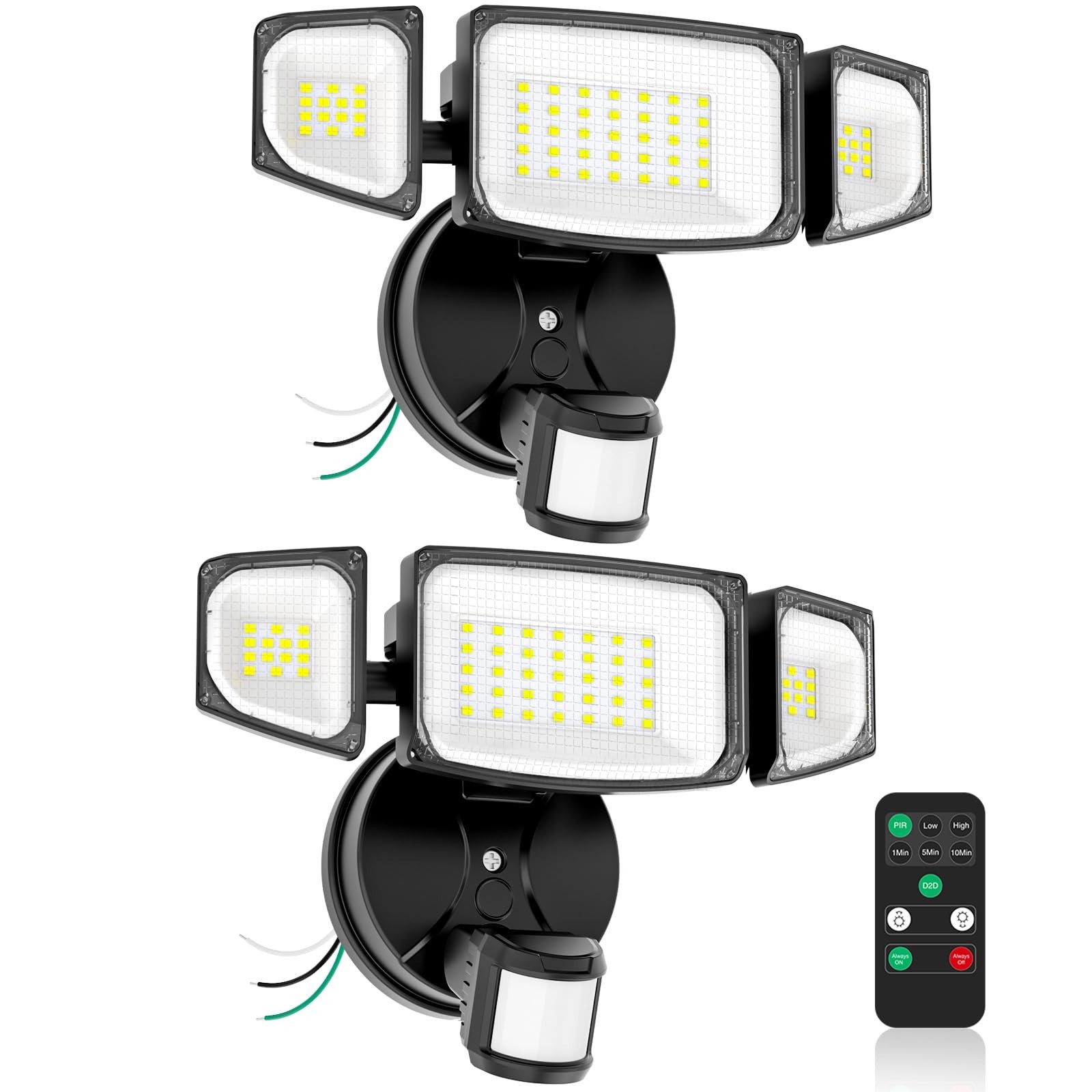 iMaihom 65W Outdoor Motion Sensor Light, Hardwired LED Security Flood Light 2