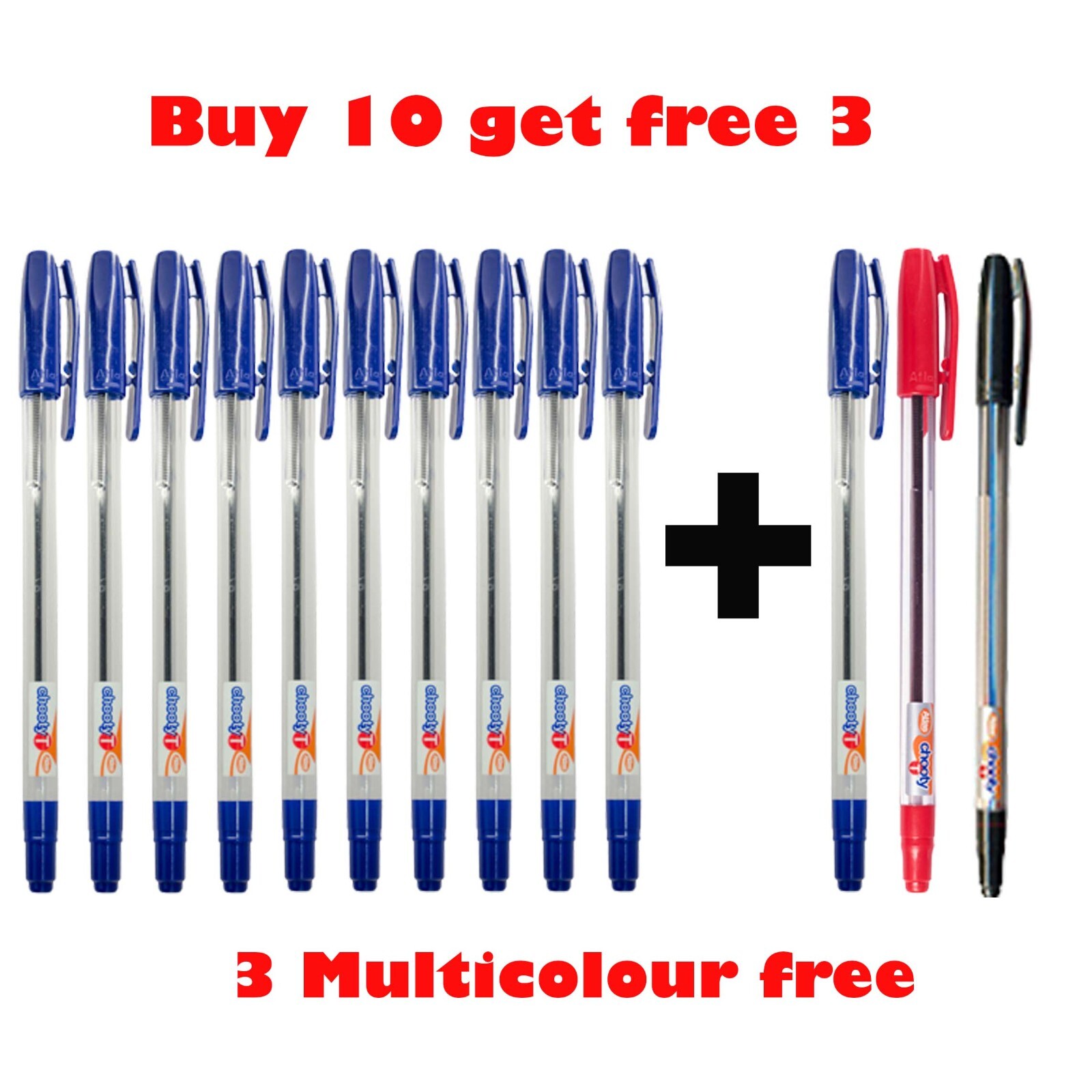 Atlas Max Ballpoint Pen Smooth Blue,Black,Red, Buy 10 get free 3. Atlas Max Ballpoint Pen Smooth Blue,Black,Red, Buy 10 get free 3.