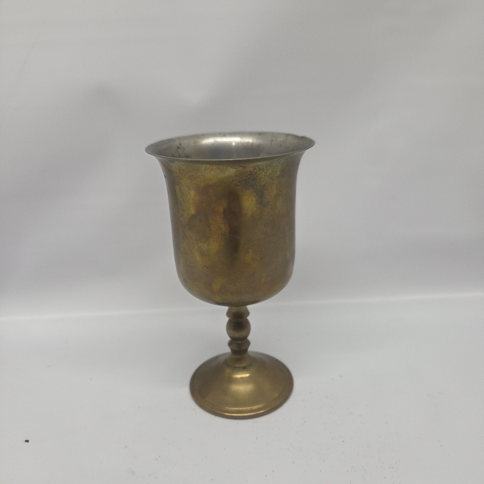 Vintage Brass Goblet C.B.K 4.75" Tall Made In Korea Vintage Brass Goblet C.B.K 4.75" Tall Made In Korea