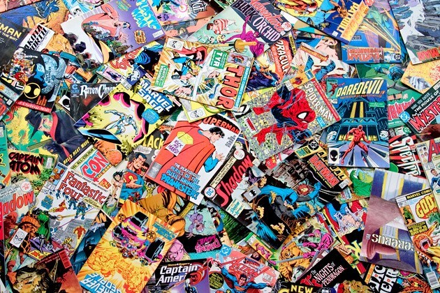 Lot of 50 comics, golden to modern, all bagged and boarded Lot of 50 comics, golden to modern, all bagged and boarded