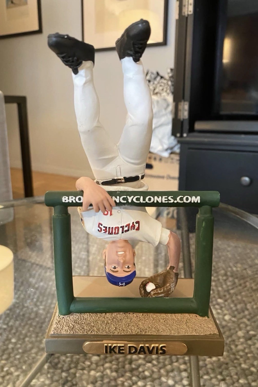 2010 Ike Davis Brooklyn Cyclones “Head Over Heels” Bobblehead SGA RARE Mets