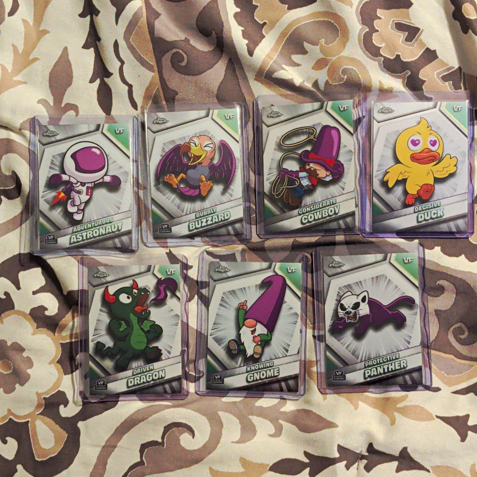 Topps Chrome VeeFriends 2026 Lot 7 🟣Purple Variants 🟣 Topps Chrome VeeFriends 2026 Lot 7 🟣Purple Variants 🟣