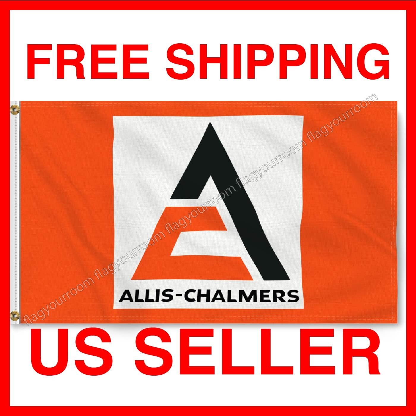 Allis-Chalmers 3x5 ft Banner Flag Tractor Farm Equipment Premium Wall Decor Sign Allis-Chalmers 3x5 ft Banner Flag Tractor Farm Equipment Premium Wall Decor Sign