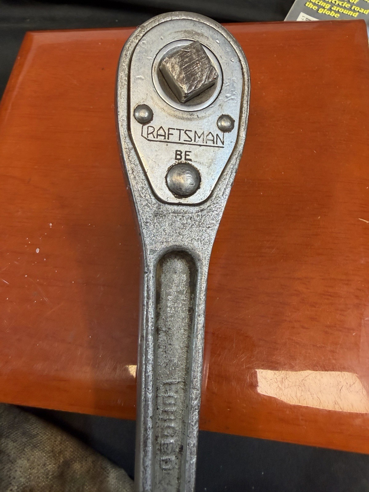 VINTAGE Craftsman BE Ratchet 1/2" Drive Forged Socket Wrench Made USA VINTAGE Craftsman BE Ratchet 1/2" Drive Forged Socket Wrench Made USA