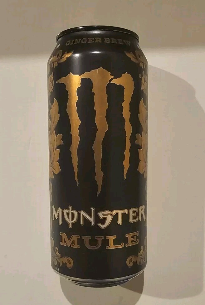 RARE 2019 Monster Energy Drink MULE GINGER BREW Discontinued FULL 16oz CAN RARE 2019 Monster Energy Drink MULE GINGER BREW Discontinued FULL 16oz CAN