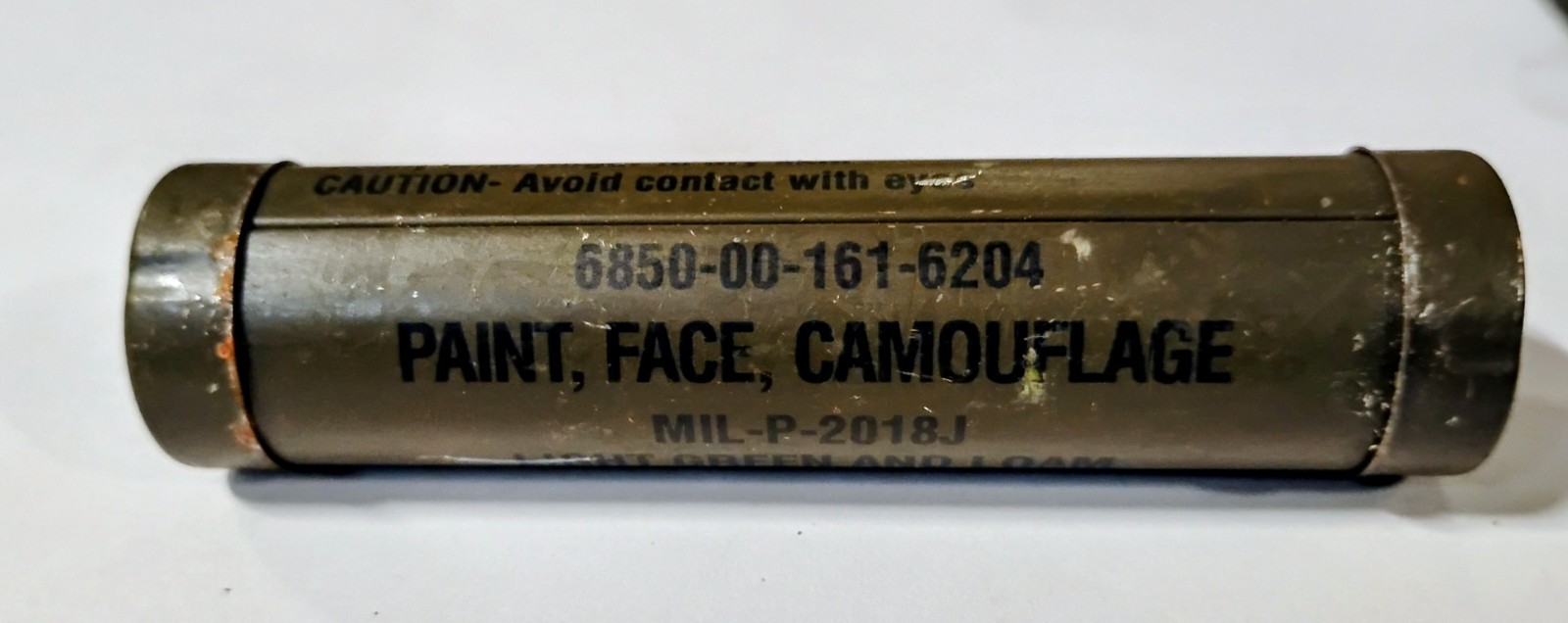 VINTAGE 1998 US MILITARY ARMYLIGHT GREEN AND LOAM CAMOUFLAGE FACE PAINT VINTAGE 1998 US MILITARY ARMYLIGHT GREEN AND LOAM CAMOUFLAGE FACE PAINT