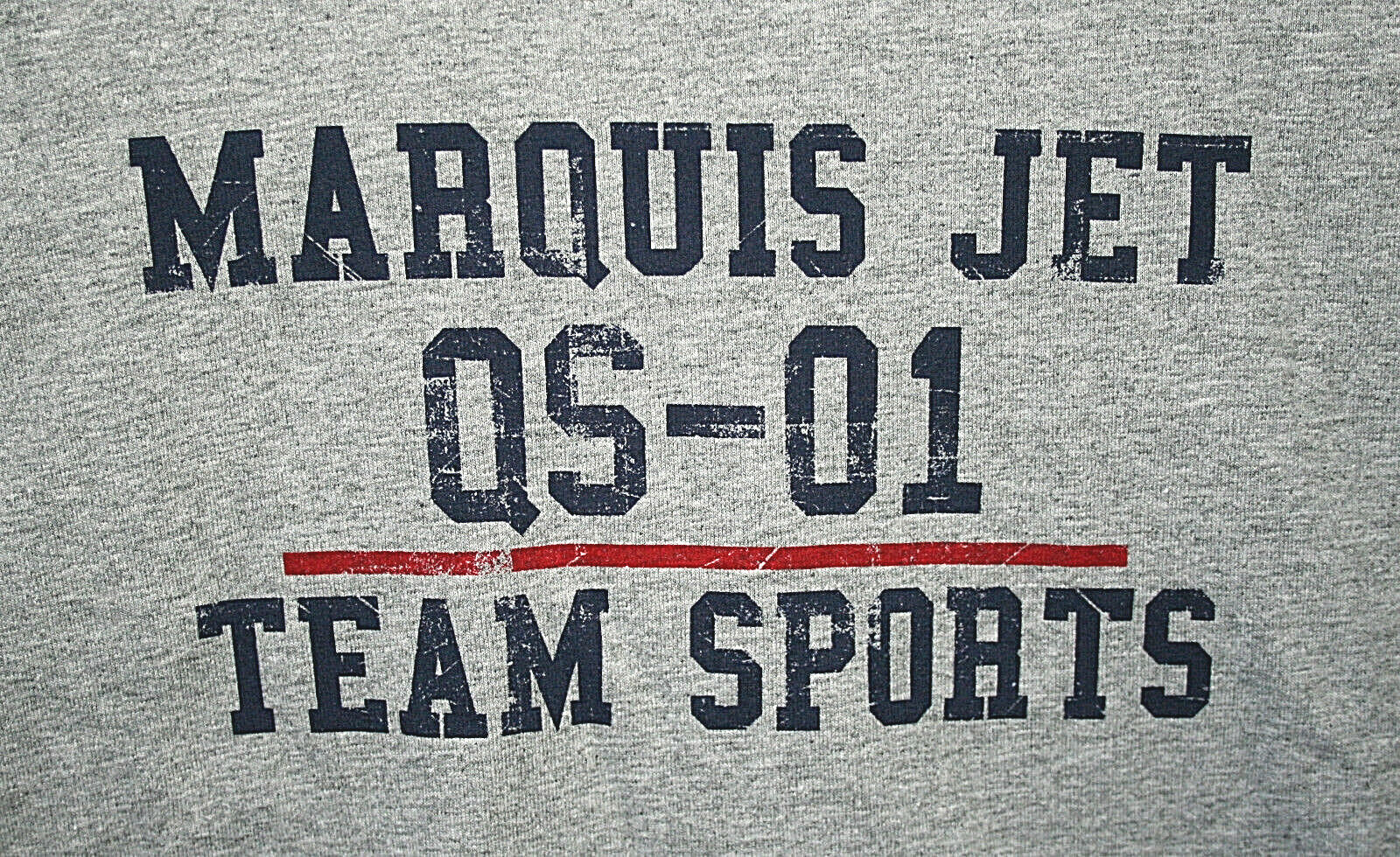Rare Marquis Jet Partners Aviation QS-01 Team Sports New Unused Grey T-Shirt XL