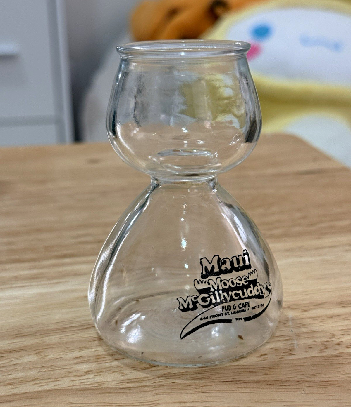 Maui Moose McGillicuddy’s Pub & Cafe Lahaina Hawaii Souvenir Glass