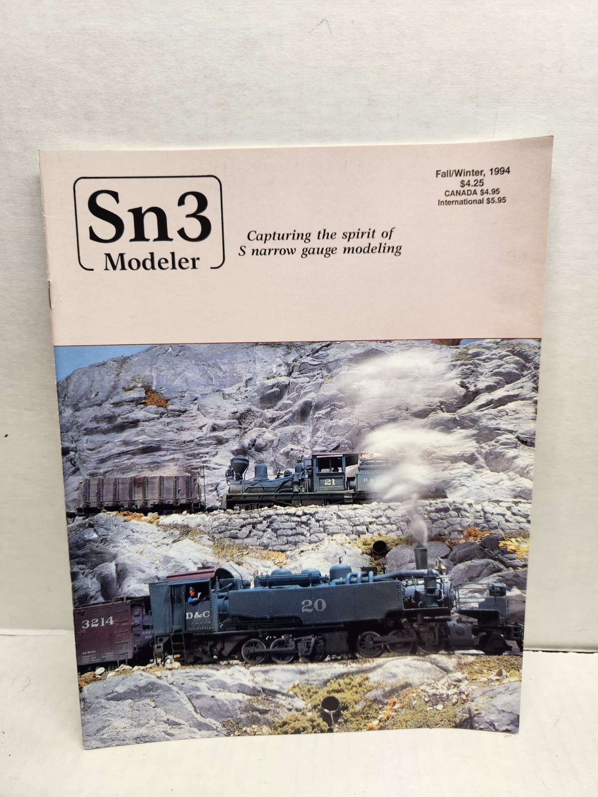 Vintage Fall/Winter 1994 Sn3 Modeler Model Railroad Magazine Vintage Fall/Winter 1994 Sn3 Modeler Model Railroad Magazine