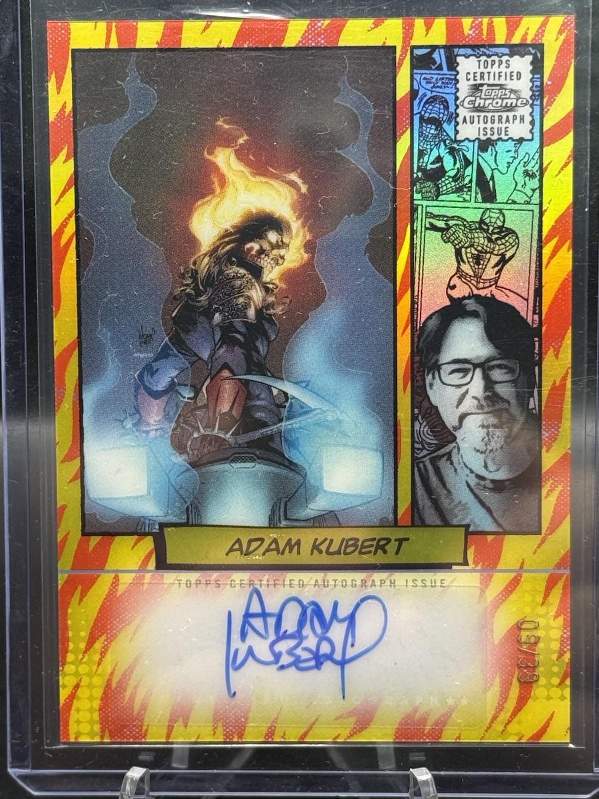 2024 Topps Chrome Sapphire Marvel Adam Kubert /33 Comic Book Artist Auto 2024 Topps Chrome Sapphire Marvel Adam Kubert /33 Comic Book Artist Auto