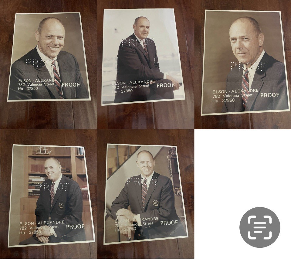 5 Vtg 1968 Portrait Proof 11” X14” Photos + Backs Headshots Elson Alexandre 5 Vtg 1968 Portrait Proof 11” X14” Photos + Backs Headshots Elson Alexandre