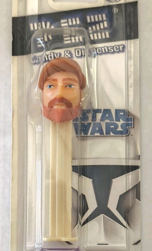 OBI WAN KENOBI Star Wars PEZ Dispenser 2008 with Candy Sealed Collectable Toy OBI WAN KENOBI Star Wars PEZ Dispenser 2008 with Candy Sealed Collectable Toy