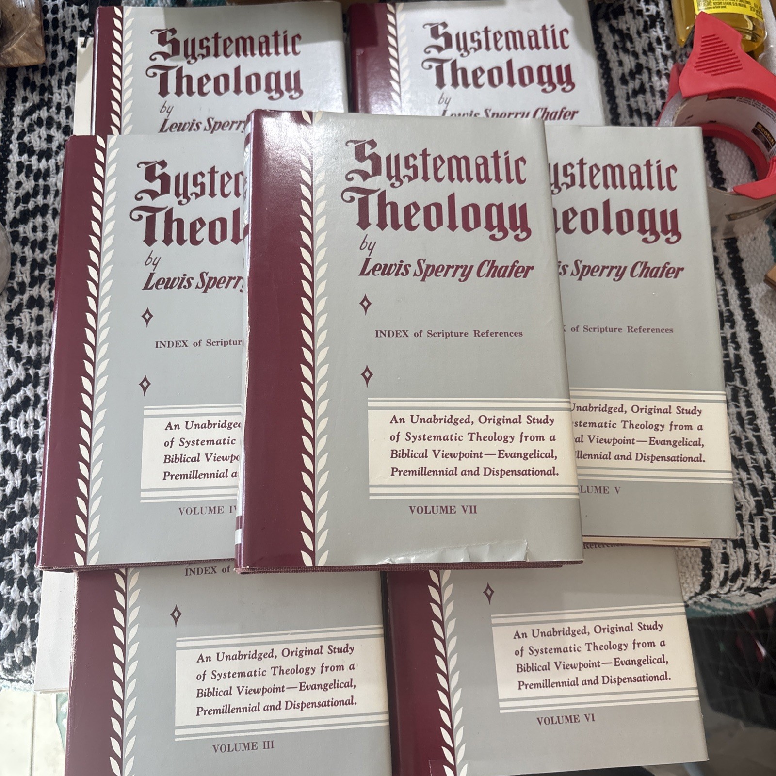 7 vol. SYSTEMATIC THEOLOGY by Lewis Sperry Chafer 1974 Great Conditions 7 vol. SYSTEMATIC THEOLOGY by Lewis Sperry Chafer 1974 Great Conditions