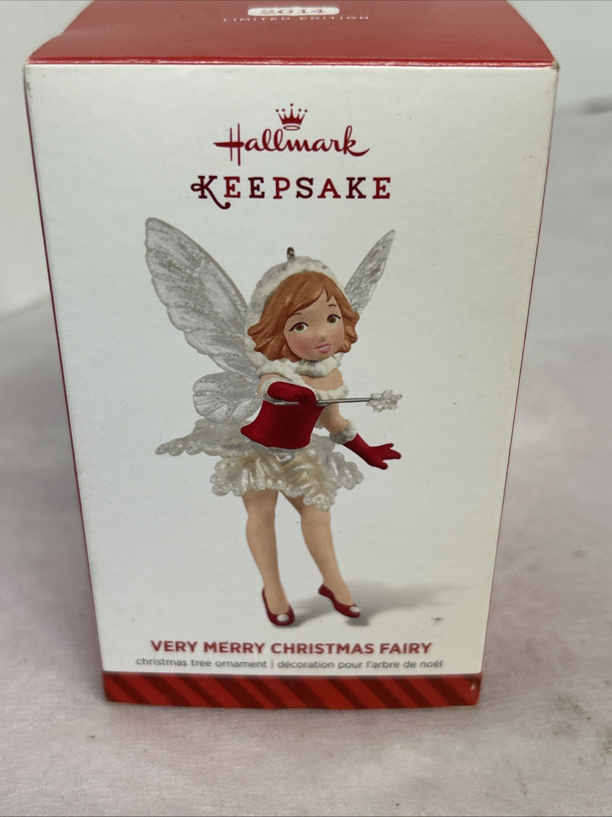 2014 Hallmark Very Merry Christmas Fairy Ornament - Limited Edition 2014 Hallmark Very Merry Christmas Fairy Ornament - Limited Edition