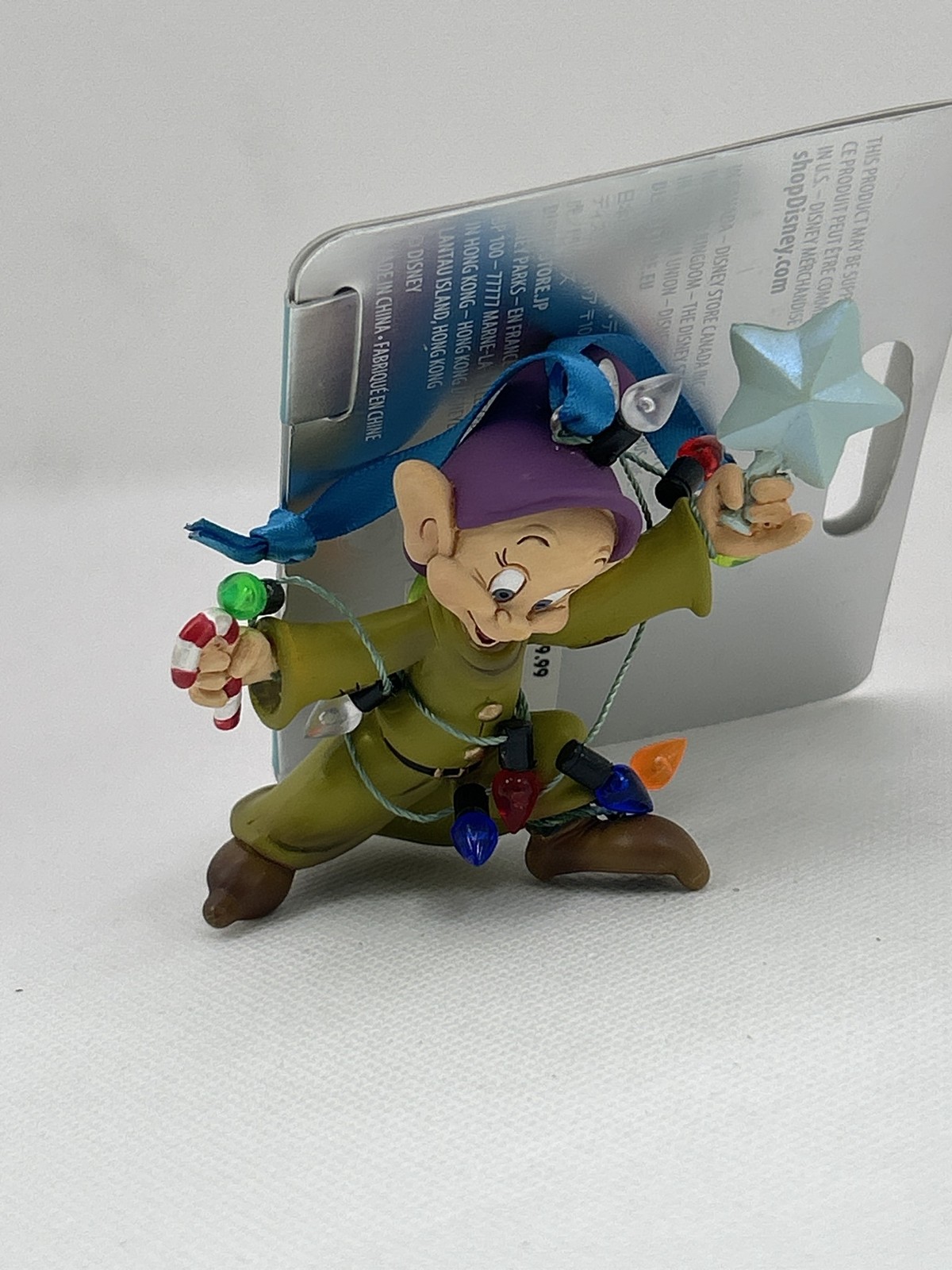 Disney Sketchbook Dopey Christmas Lights Ornament Snow White Seven Dwarfs Disney Sketchbook Dopey Christmas Lights Ornament Snow White Seven Dwarfs