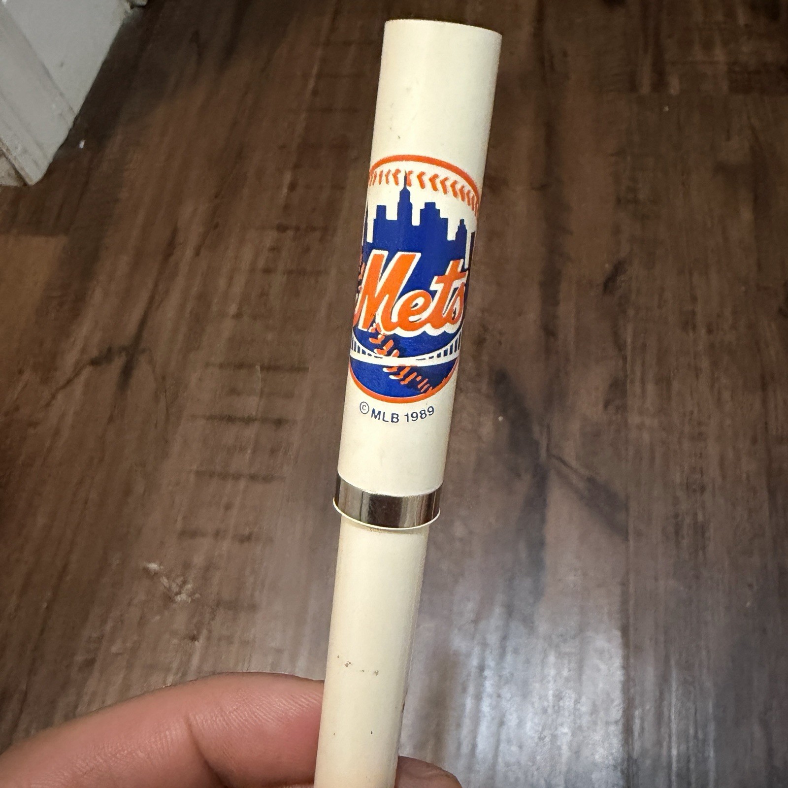 Vintage 1989 Sheaffer New York Mets Collector's Pen Screw Top As Is Vintage 1989 Sheaffer New York Mets Collector's Pen Screw Top As Is