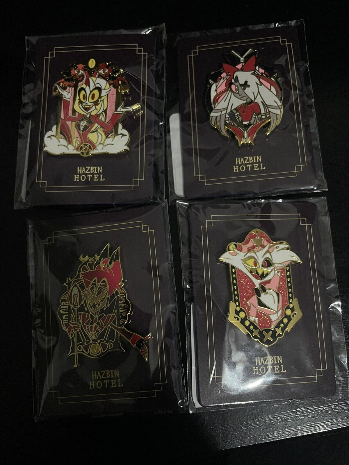 HAZBIN HOTEL LIMITED EDITION PIN SET SEASON 1 SOLD OUT SHIPS NOW,ALL SEALED