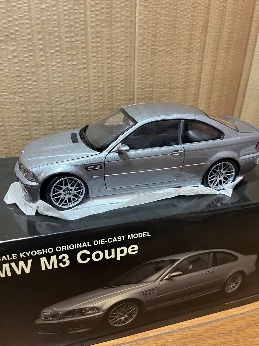 Kyosho 1/18 BMW M3 Coupe Silver 08503s Kyosho 1/18 BMW M3 Coupe Silver 08503s