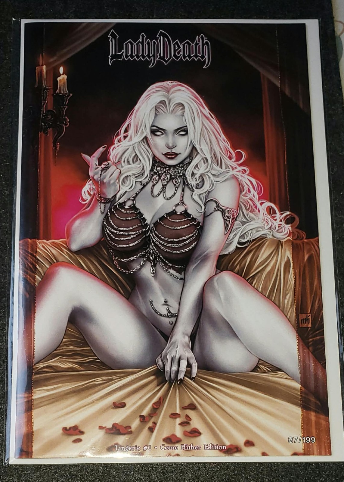 LADY DEATH - lingerie #1 - only 199 made - coffine comics LADY DEATH - lingerie #1 - only 199 made - coffine comics