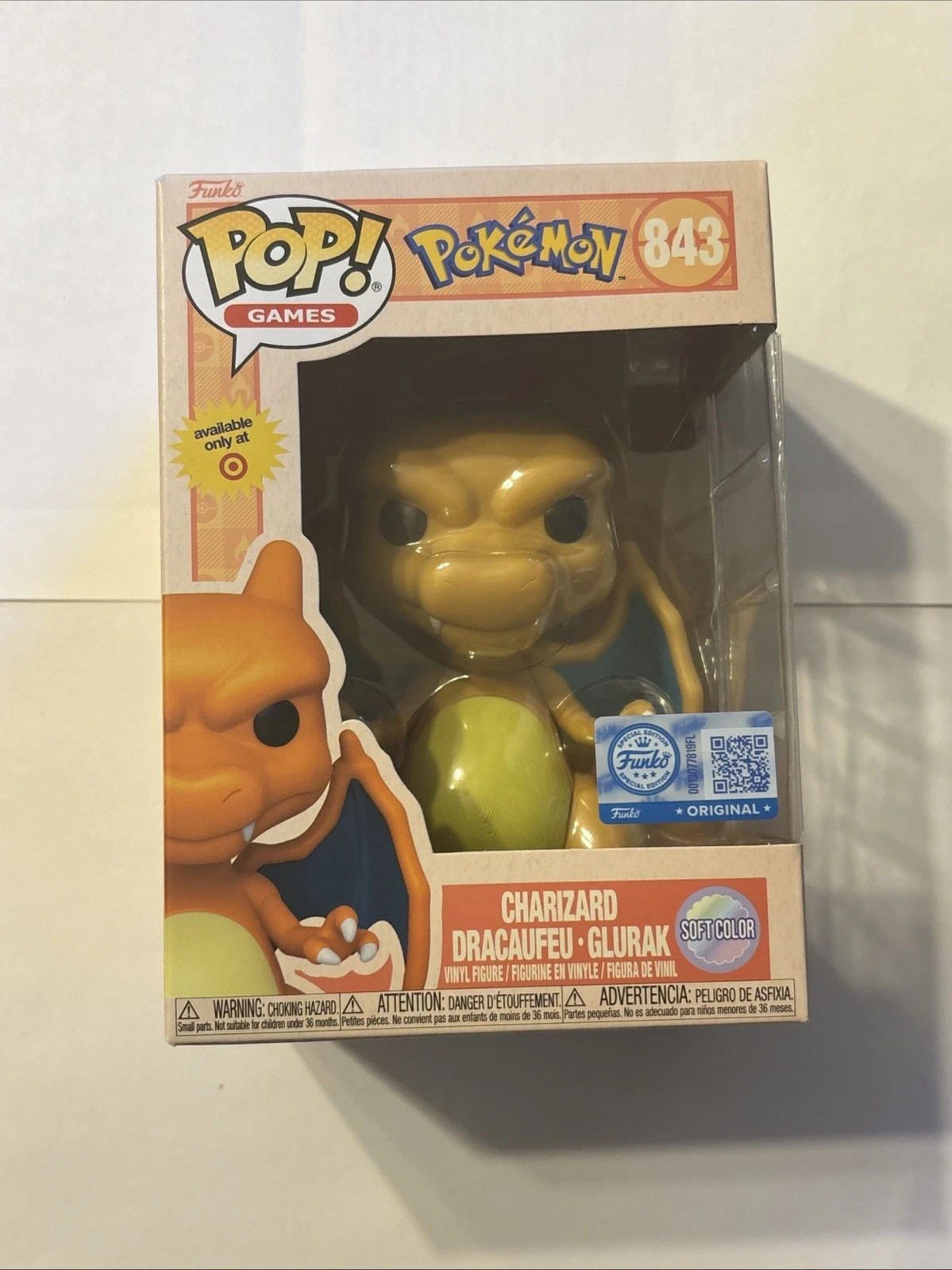 TARGET X POKEMON EXCLUSIVE Funko Pop Charizard (Soft Color) #843 NEW RELEASE TARGET X POKEMON EXCLUSIVE Funko Pop Charizard (Soft Color) #843 NEW RELEASE