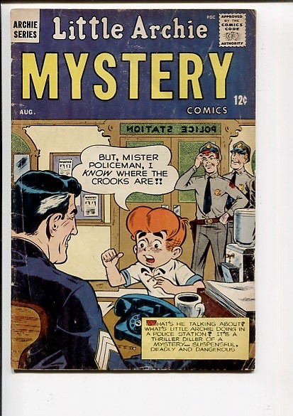 LITTLE ARCHIE MYSTERY 1 VG-FN BOB BOLING C/A 1963 ARCHIE LITTLE ARCHIE MYSTERY 1 VG-FN BOB BOLING C/A 1963 ARCHIE