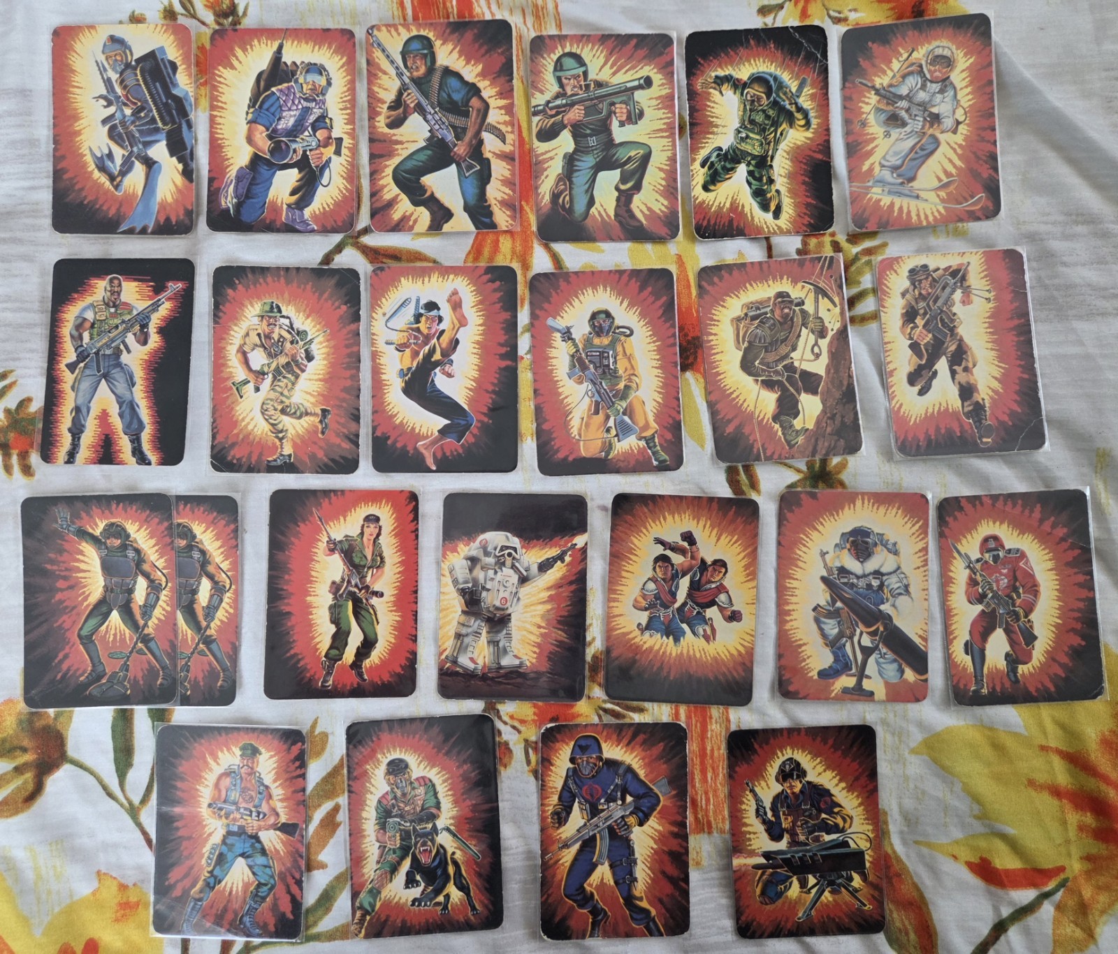 GI Joe Cobra 1986 Hasbro Milton Bradley Trading Art Cards set of 38 USS Flagg... GI Joe Cobra 1986 Hasbro Milton Bradley Trading Art Cards set of 38 USS Flagg...