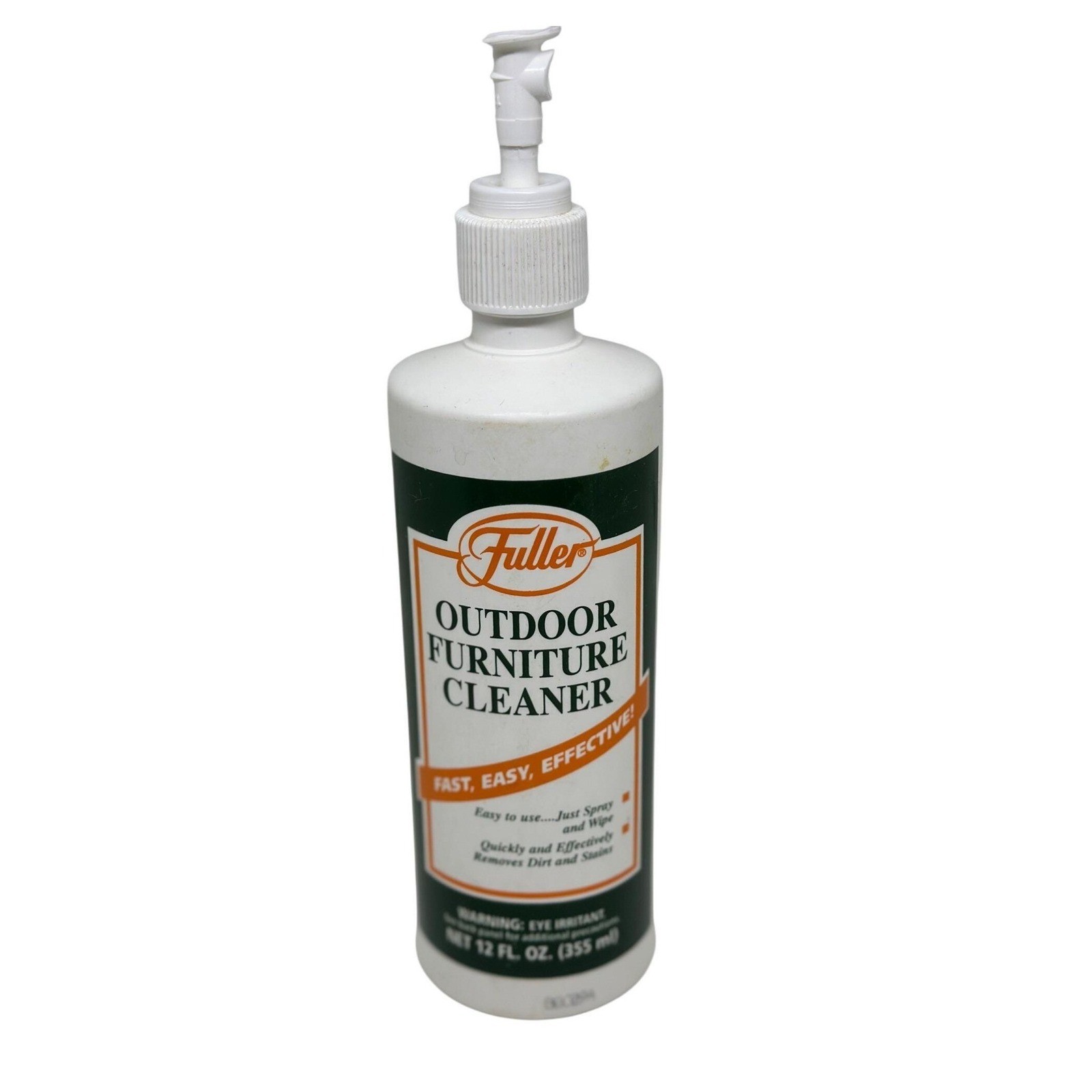 NOS Vintage Fuller Outdoor Furniture Cleaner 12oz – Sealed Pump Bottle Retro NOS Vintage Fuller Outdoor Furniture Cleaner 12oz – Sealed Pump Bottle Retro