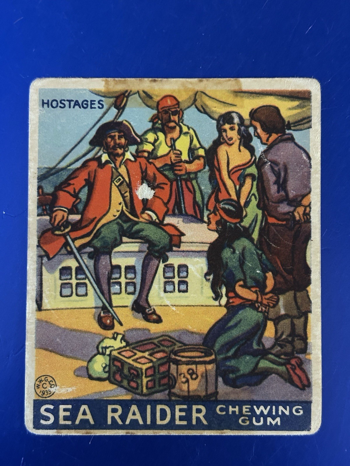 1933 World Wide Gum Sea Raider #10 Hostages 1933 World Wide Gum Sea Raider #10 Hostages