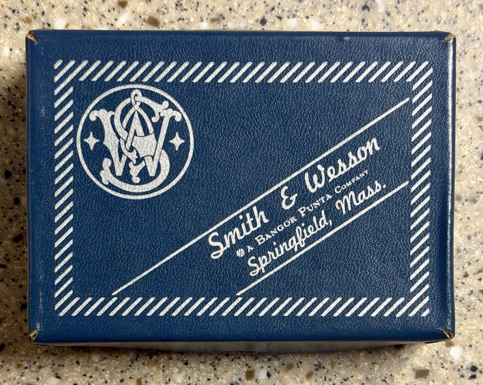Vintage Smith & Wesson Model 90 Handcuff Box Only - Regular Finish Nickel S&W Vintage Smith & Wesson Model 90 Handcuff Box Only - Regular Finish Nickel S&W