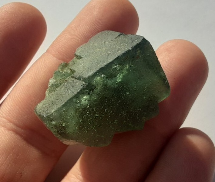 144ct Green Fluorite From Sanming Fujian Province China Mineral Specimen Natural 144ct Green Fluorite From Sanming Fujian Province China Mineral Specimen Natural