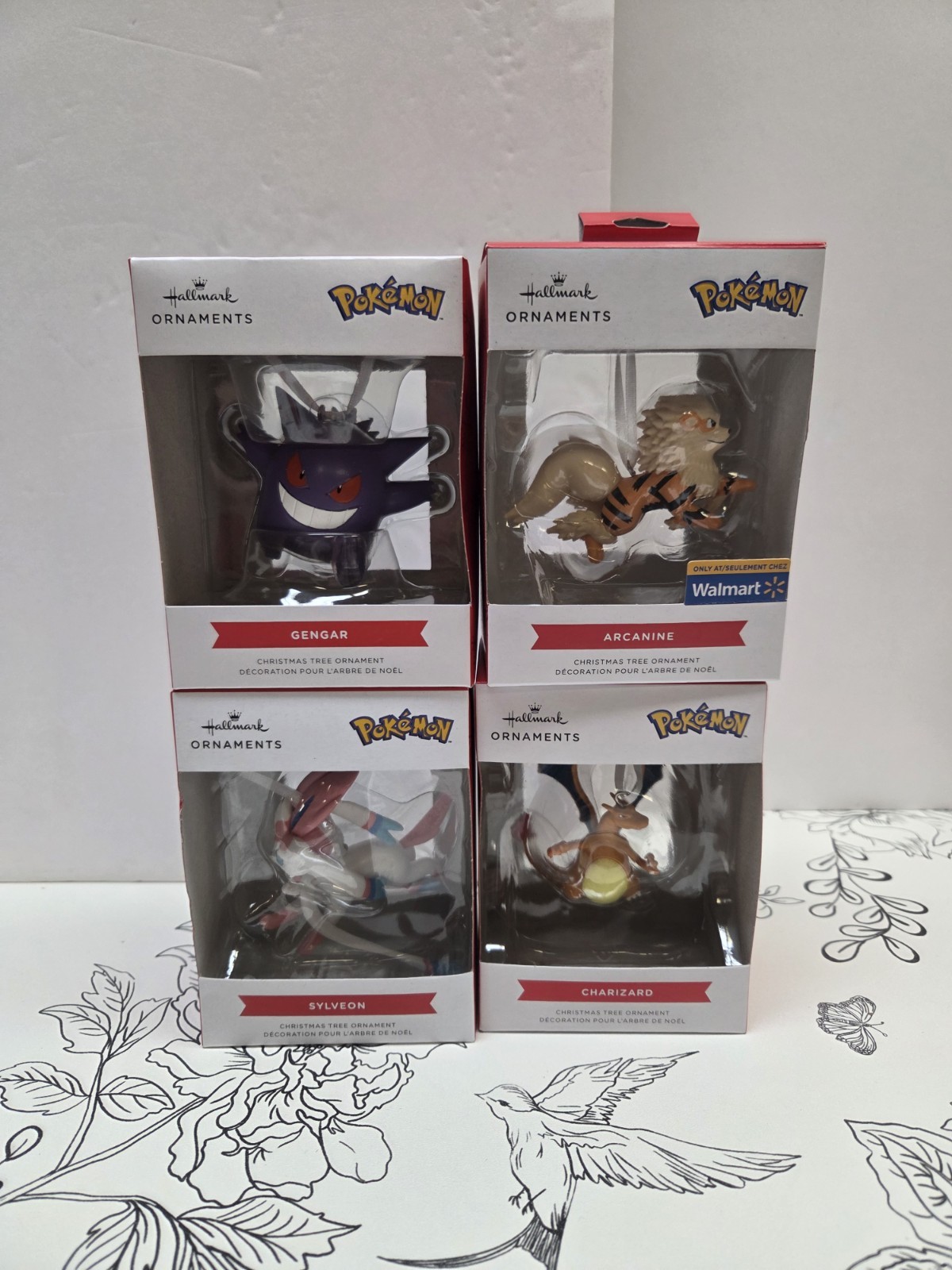 Pokemon Hallmark Keepsake 2025 Ornament Lot Gengar Arcanine Sylveon Charizard Pokemon Hallmark Keepsake 2025 Ornament Lot Gengar Arcanine Sylveon Charizard