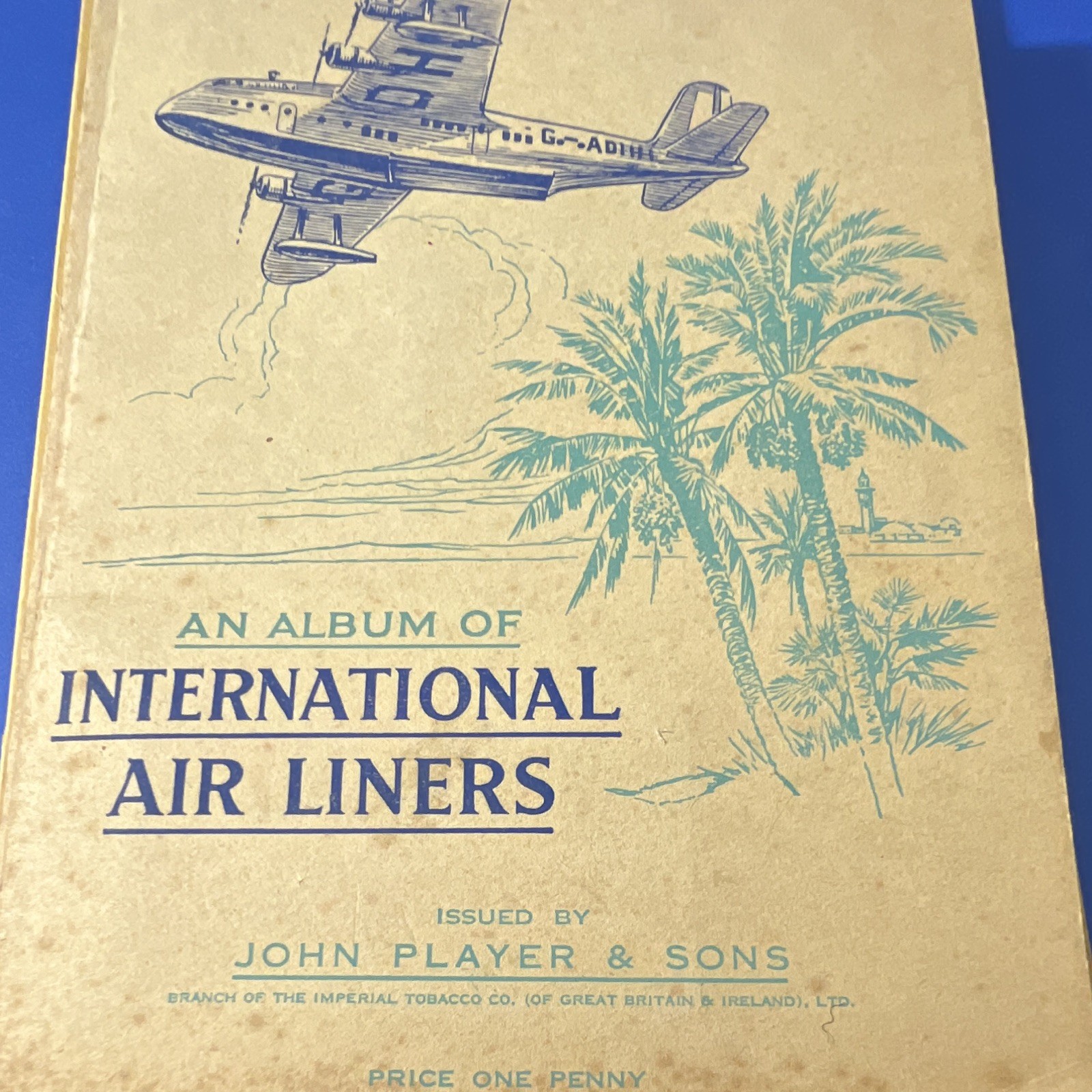 1936 Album of International Air Liners John Player Complete Set of 50 1936 Album of International Air Liners John Player Complete Set of 50