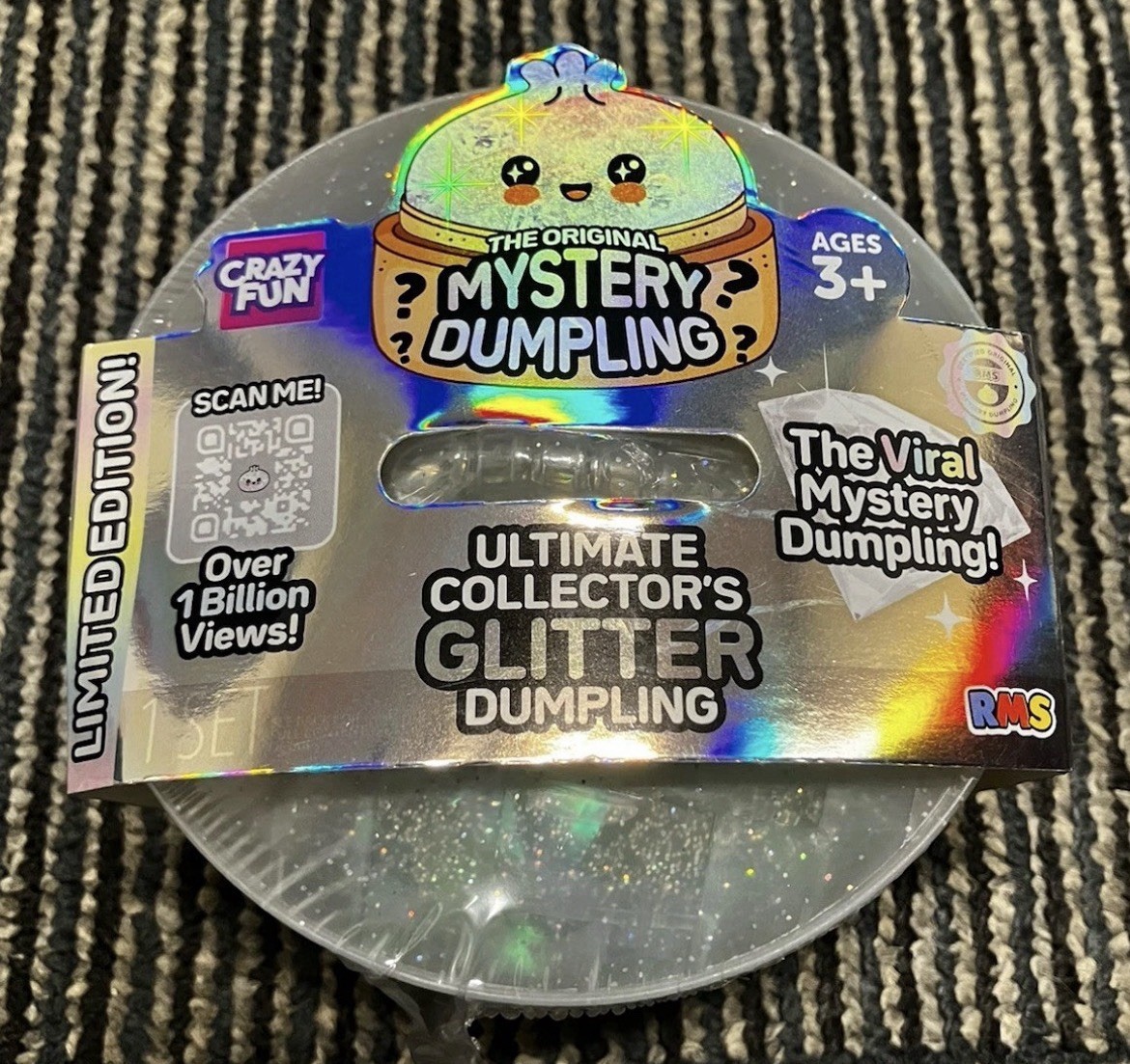 3x RARE Crazy Fun Mystery Dumpling Ultimate Collector's Glitter Limited Edition 3x RARE Crazy Fun Mystery Dumpling Ultimate Collector's Glitter Limited Edition