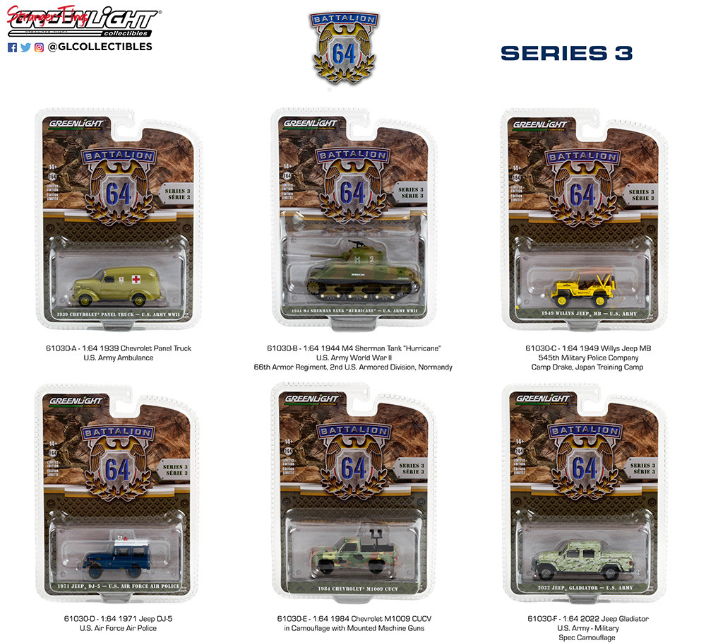 Greenlight 61030 1/64 Battalion 64 Series 3 Greenlight 61030 1/64 Battalion 64 Series 3