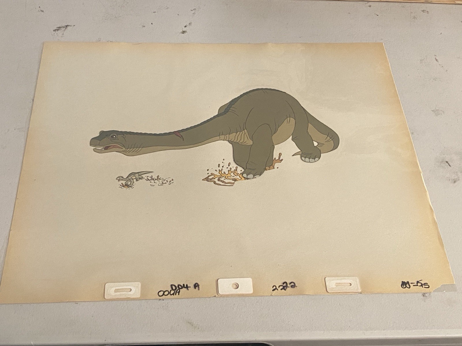 Land Before Time Original Movie Cel 1988