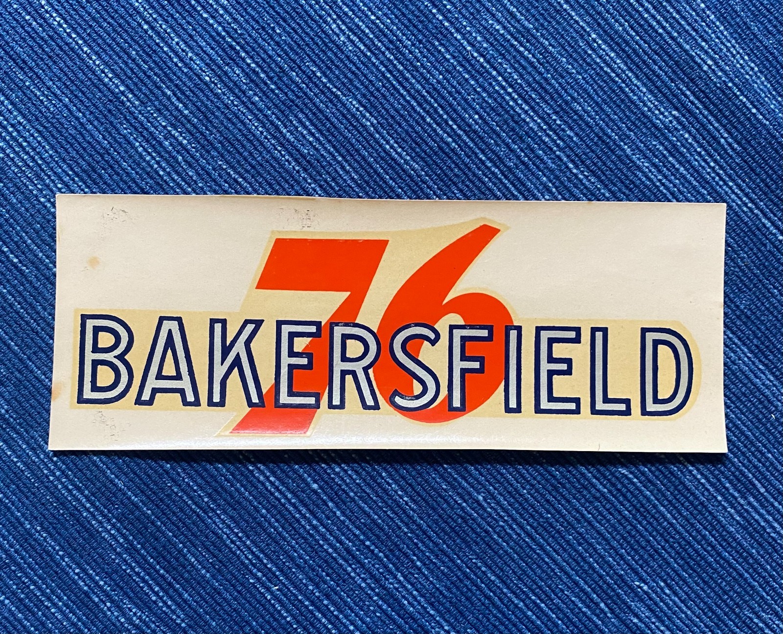 VTG Union 76 Oil Bakersfield California Water Decal Gas Station Travel Souvenir