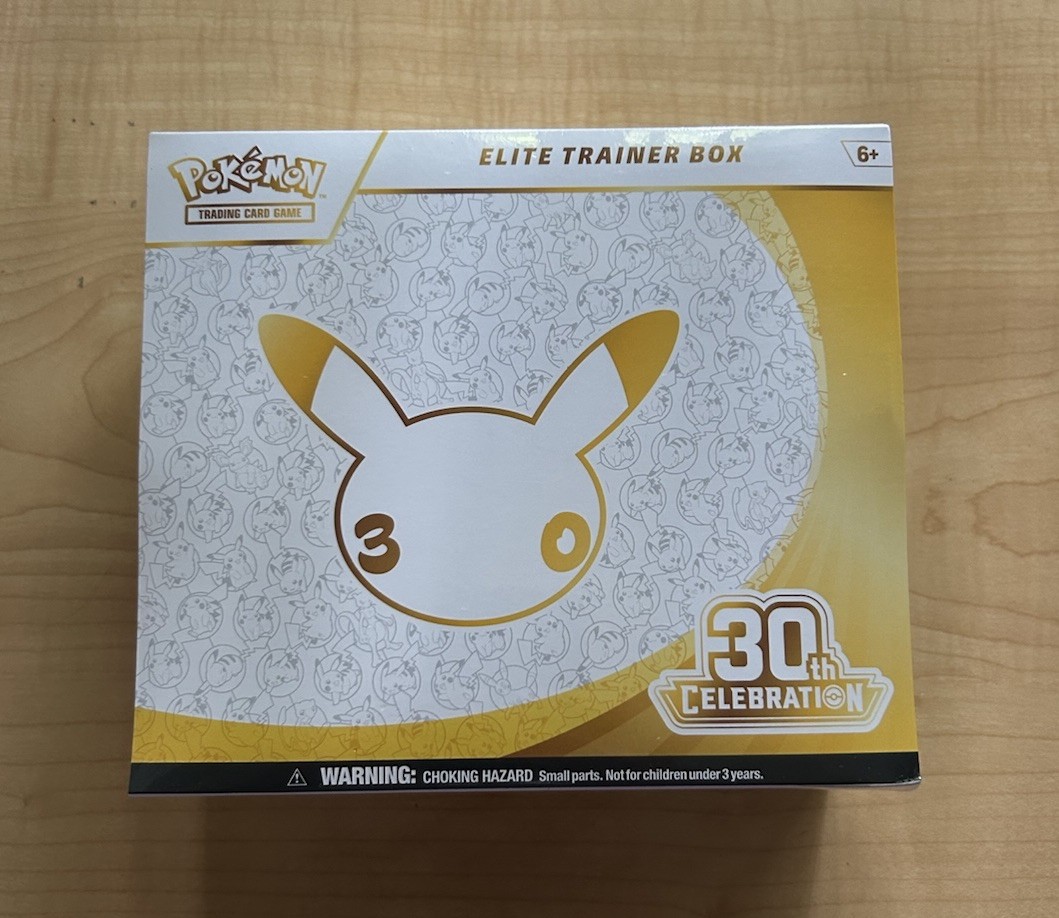 Élite Trainer Box 30th Anniversary Pokemon Card Game-NEW SEALED-READY TO SHIP Élite Trainer Box 30th Anniversary Pokemon Card Game-NEW SEALED-READY TO SHIP