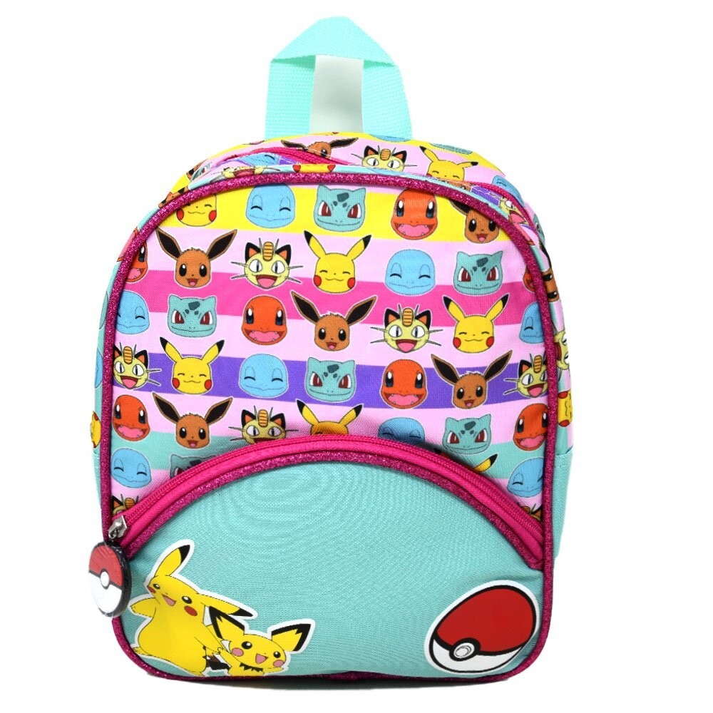 Bioworld Pokemon Pikachu 11" Youth Mini Backpack, Pokemon Bookbag for Kids NEW