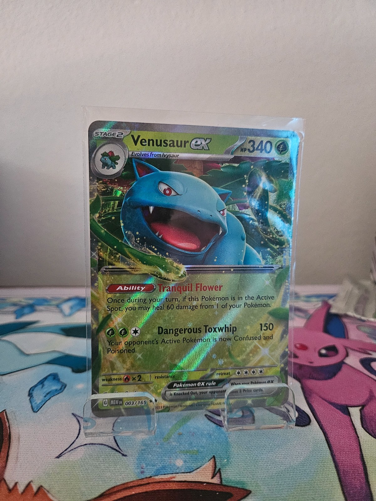 Venusaur ex 003/165 Sv: Scarlet & Violet 151 Holo Venusaur ex 003/165 Sv: Scarlet & Violet 151 Holo