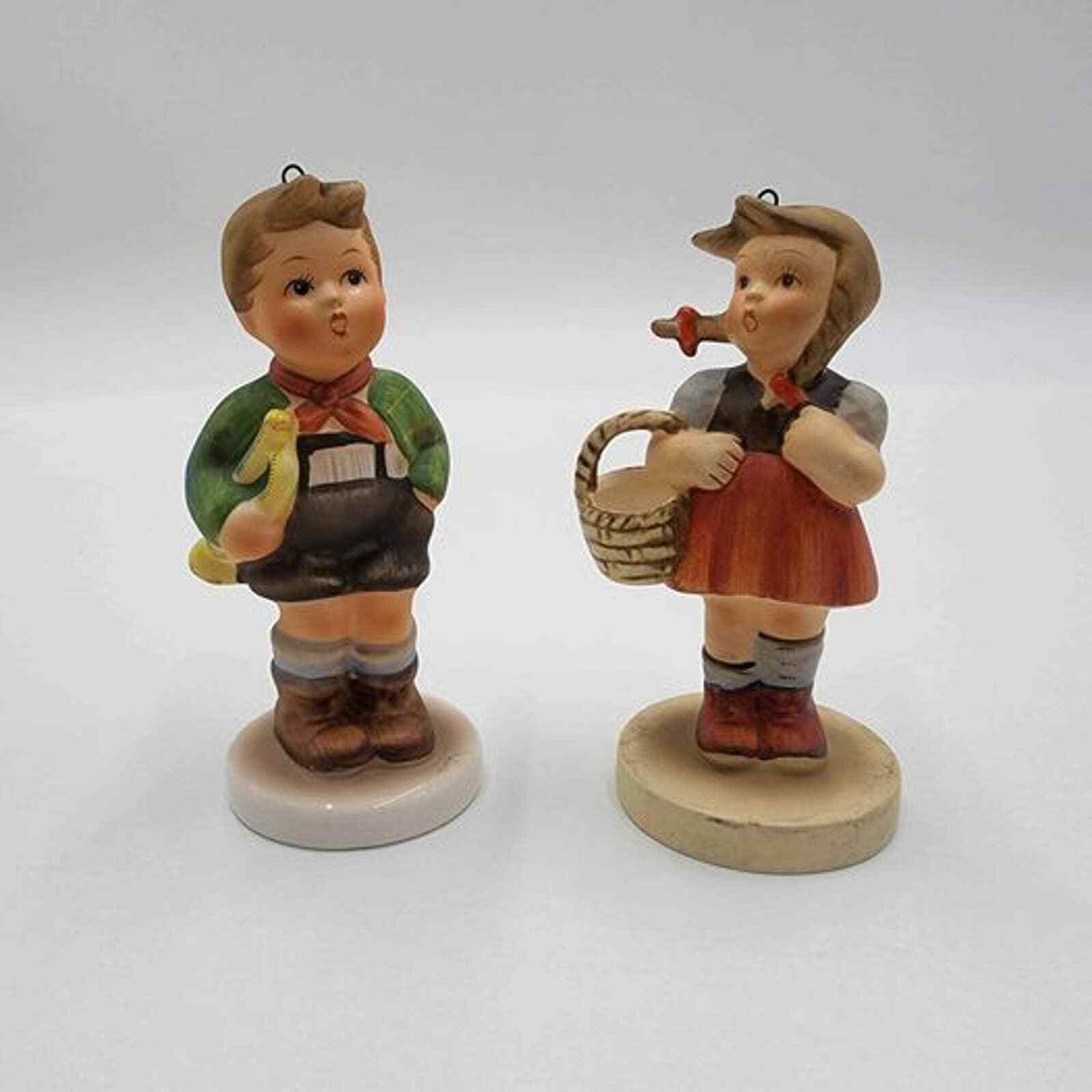 Vintage 1984/1985 Schmid Hummel Reproduction Ornament Pair