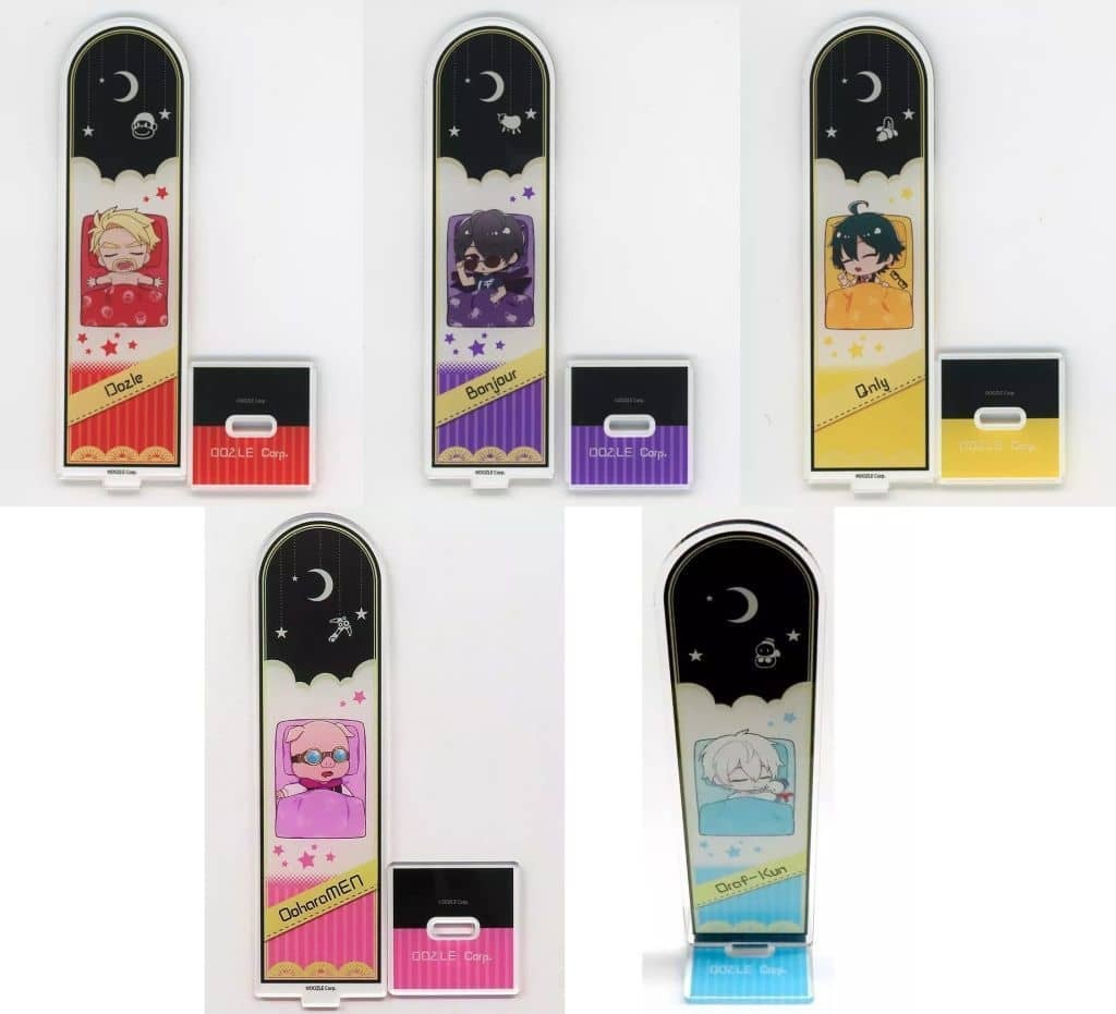 Dozle Acrylic Stand Set of 5 DMM Scratch Dozle Scratch C Prize