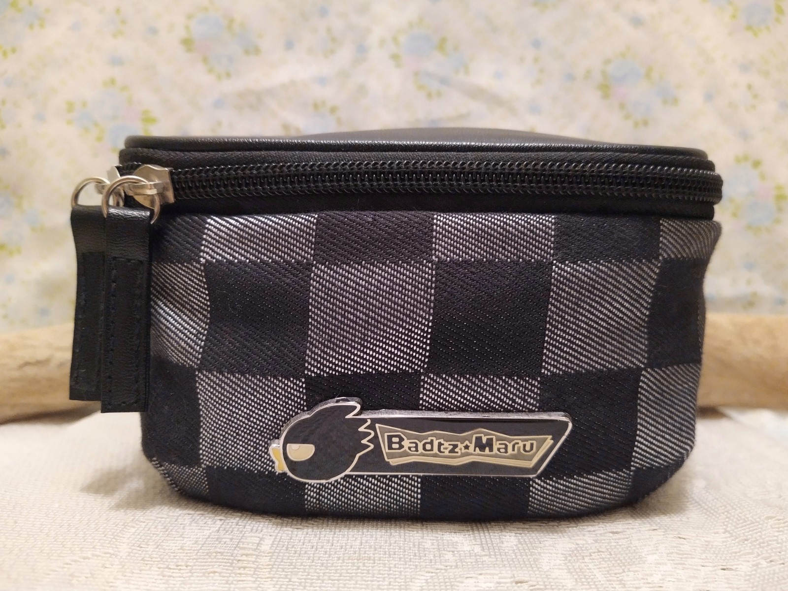 2007 NWOT Rare Bad Badtz Maru Sanrio Black Checker Cosmetic Pouch 00's Nostalgia 2007 NWOT Rare Bad Badtz Maru Sanrio Black Checker Cosmetic Pouch 00's Nostalgia